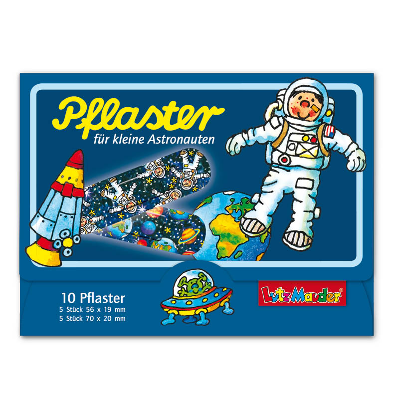 Kinderpflaster Astronaut - Lutz Mauder Verlag (2x5 Stück)