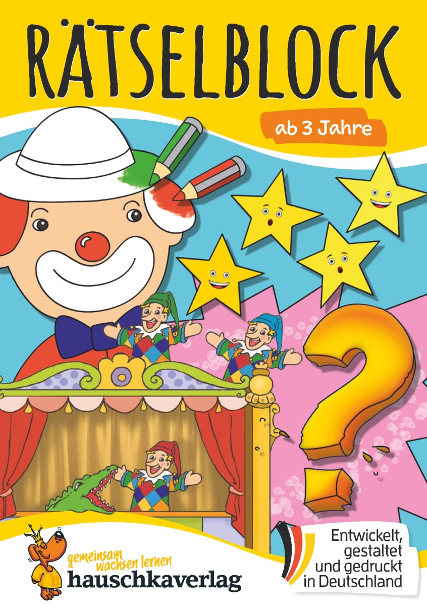 Rätselblock Band 1 - Hauschka Verlag 3+