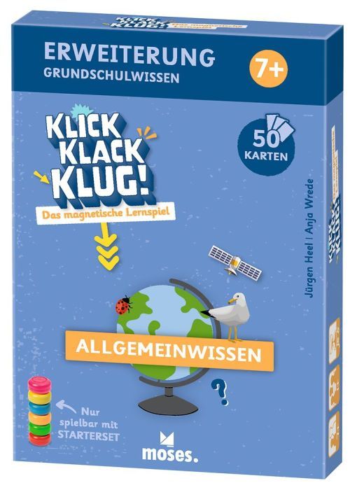Klick Klack Klug Kartenset Allgemeinwissen 7+