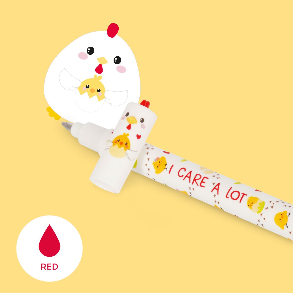 Löschbarer Gelstift Henne - Legami