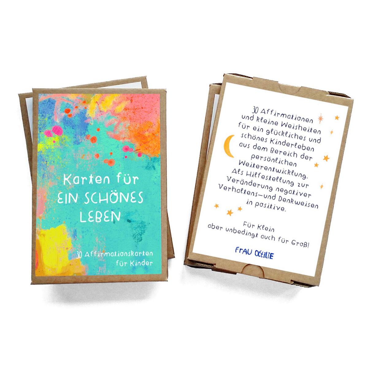 Affirmationskarten für Kinder "Karten für ein schönes Leben - Frau Ottilie
