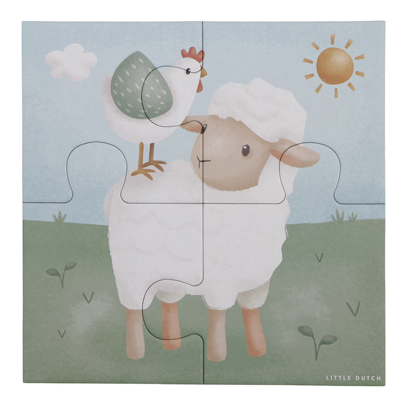 4 in 1 Puzzle-Set Little Farm - Little Dutch